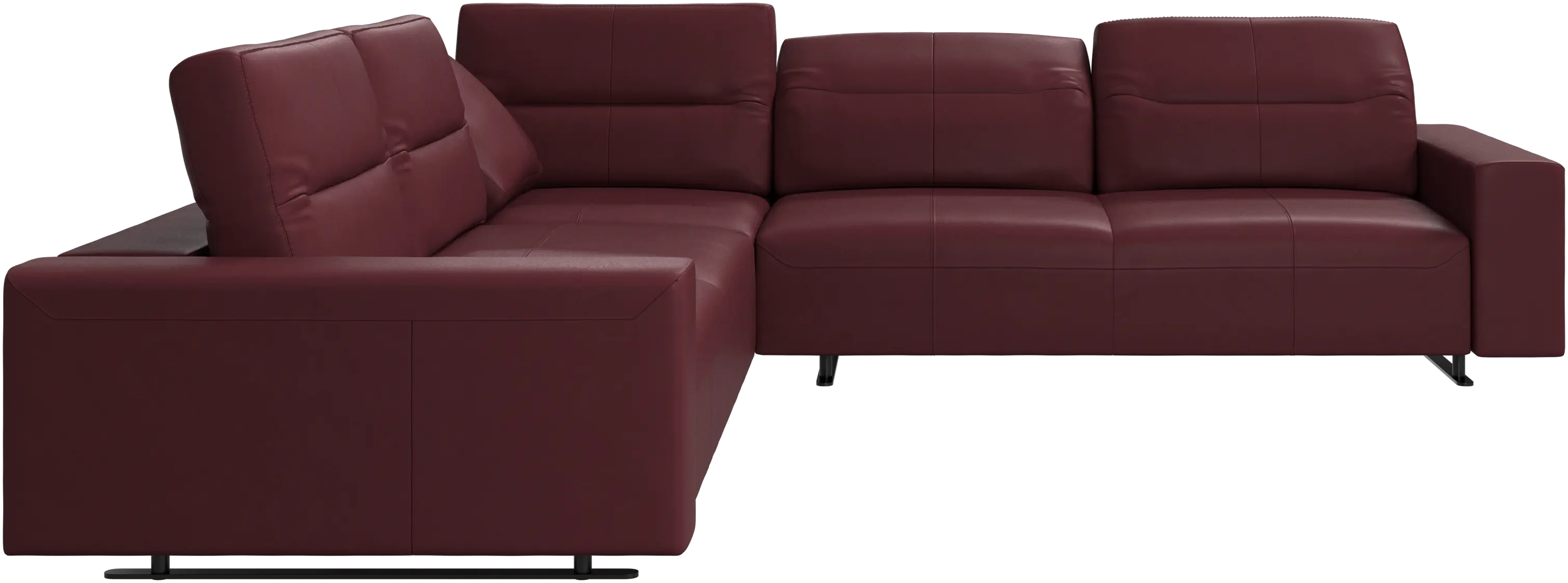 Hampton corner sofa with adjustable back