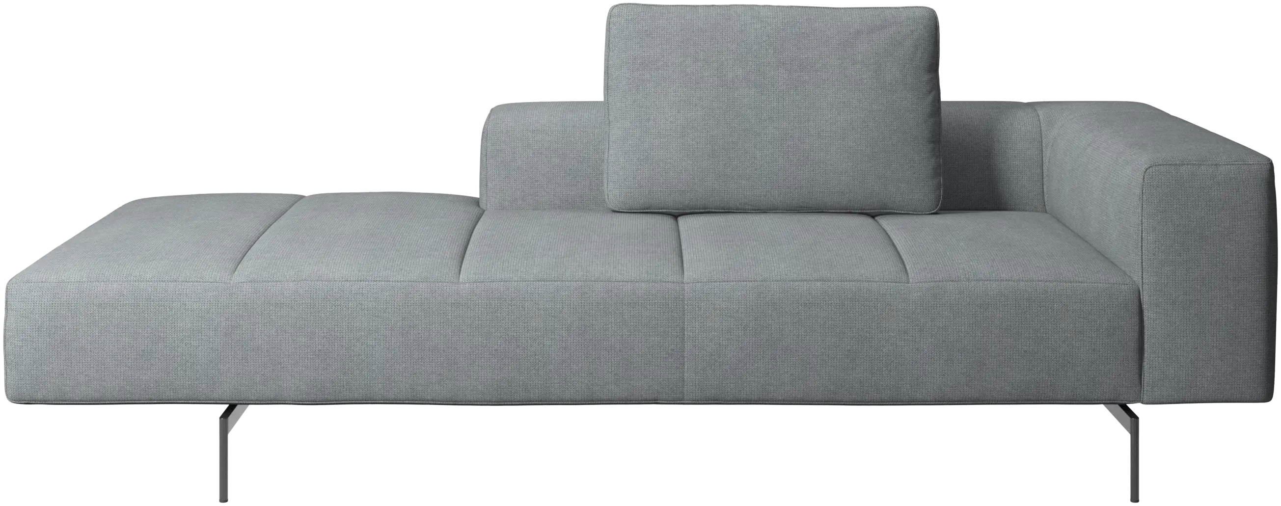 Amsterdam Iounging module for sofa, armrest right, open end left