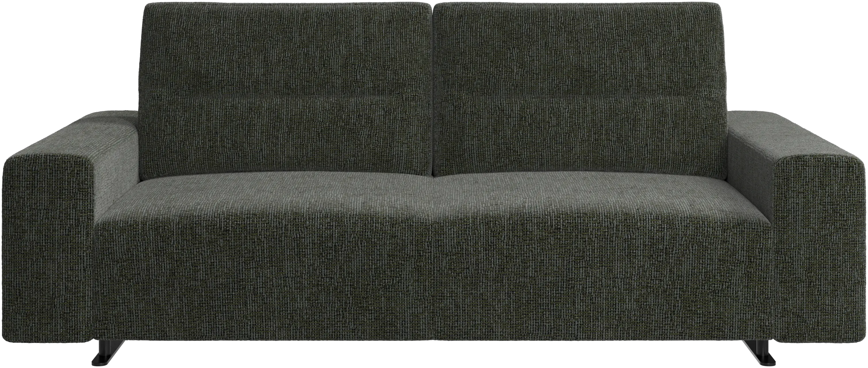 Hampton sofa with adjustable back and storage on the right side