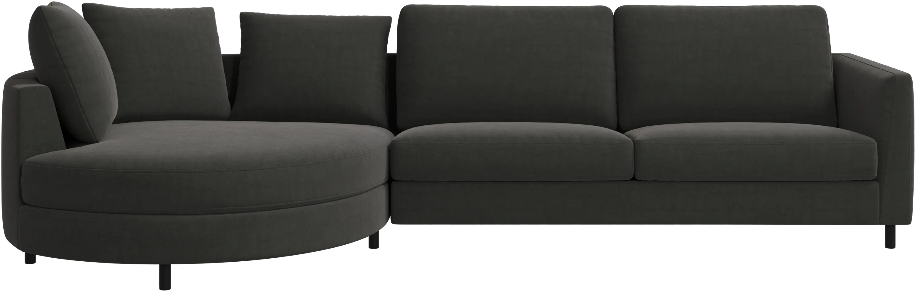 Sofá Indivi con módulo chaise-longue a la izquierda