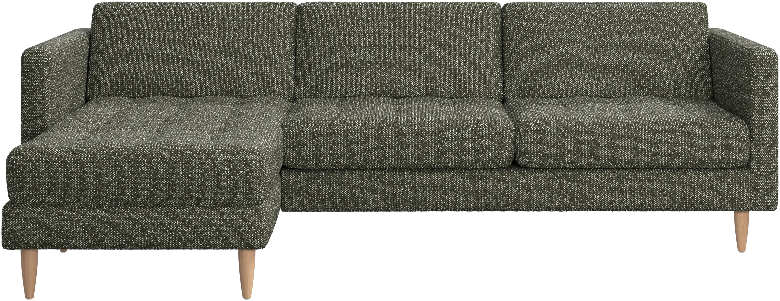 Osaka sofa with resting unit, tufted seat