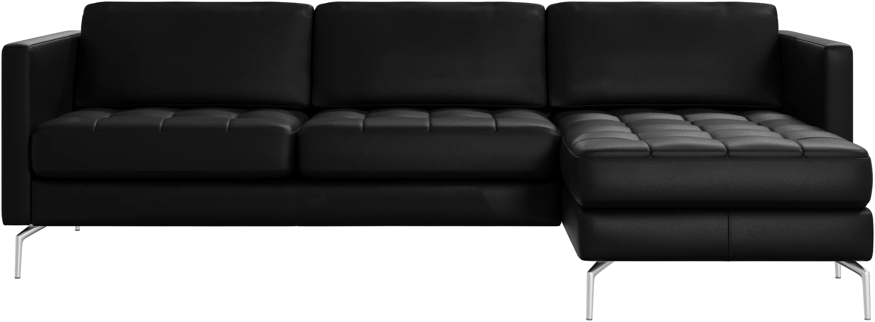 Osaka sofa with resting unit, tufted seat
