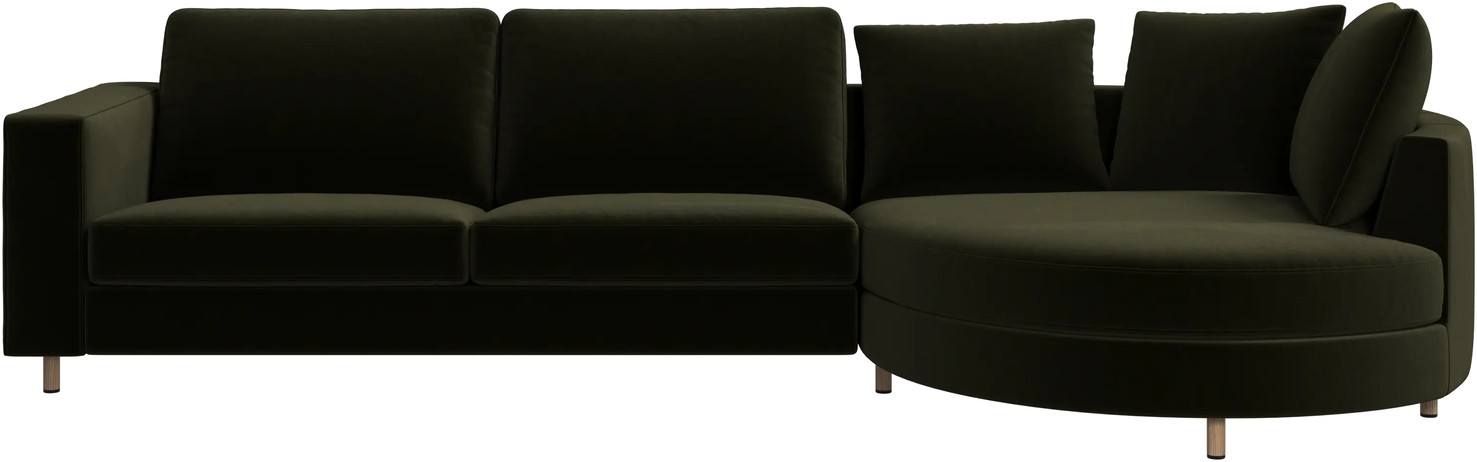 Sofá Indivi con módulo chaise-longue a la derecha
