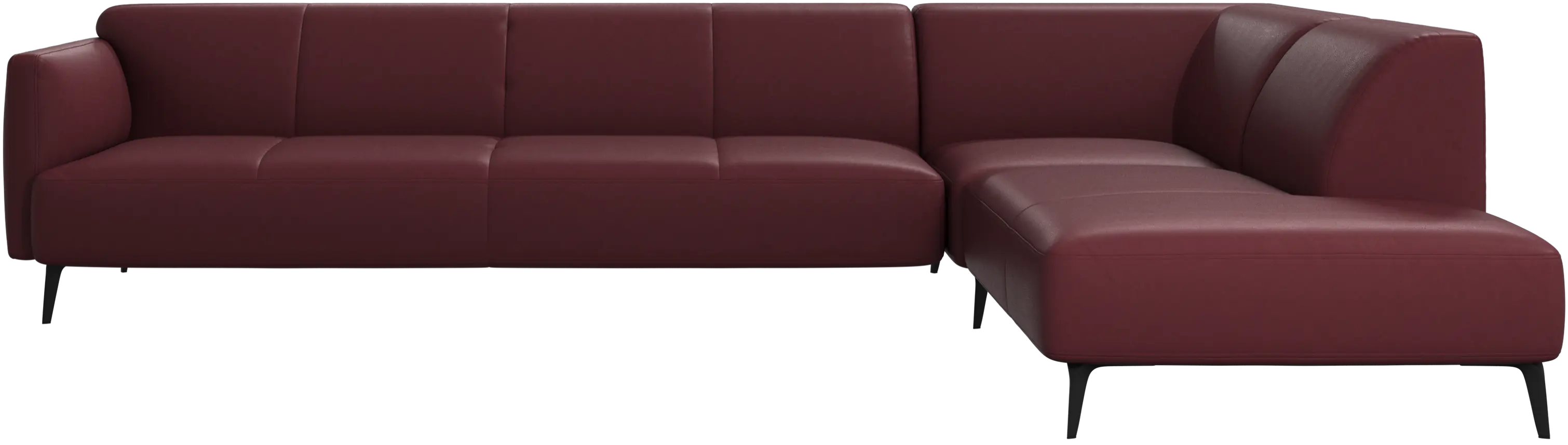 Modena corner sofa with lounging unit