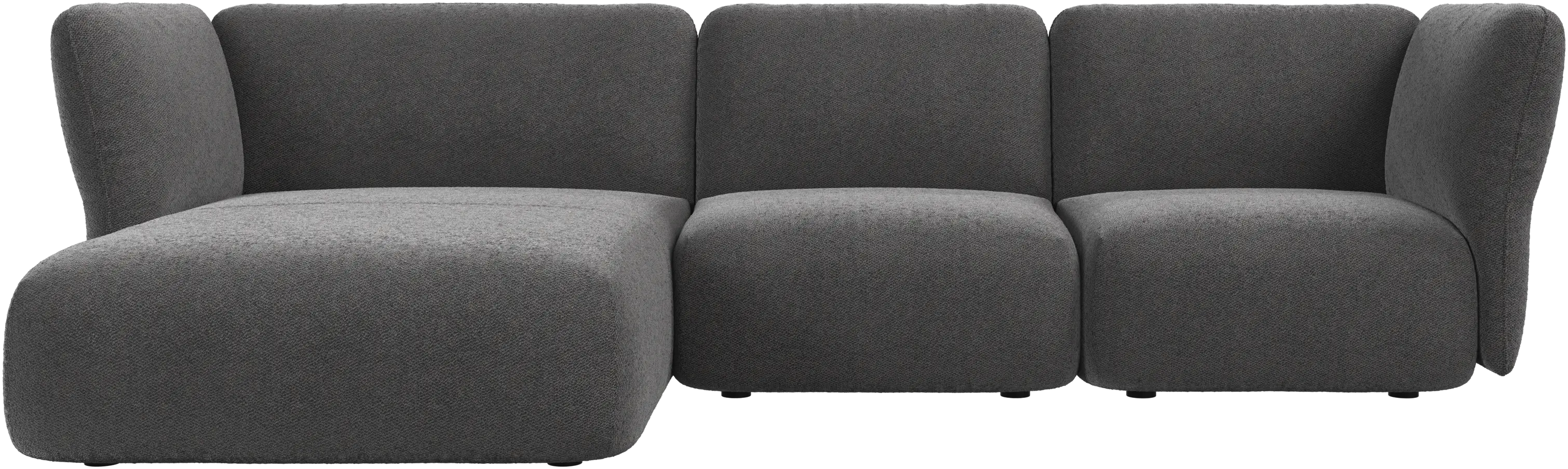 Paraggi 2-seater with chaise longue left
