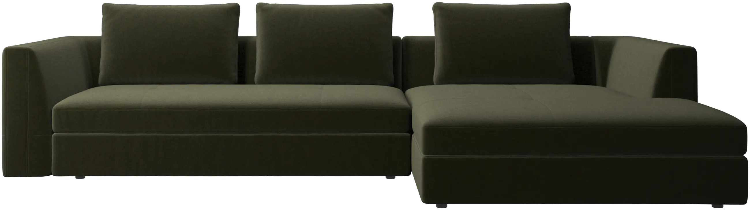 Bergamo sofa mit liegeeinheit