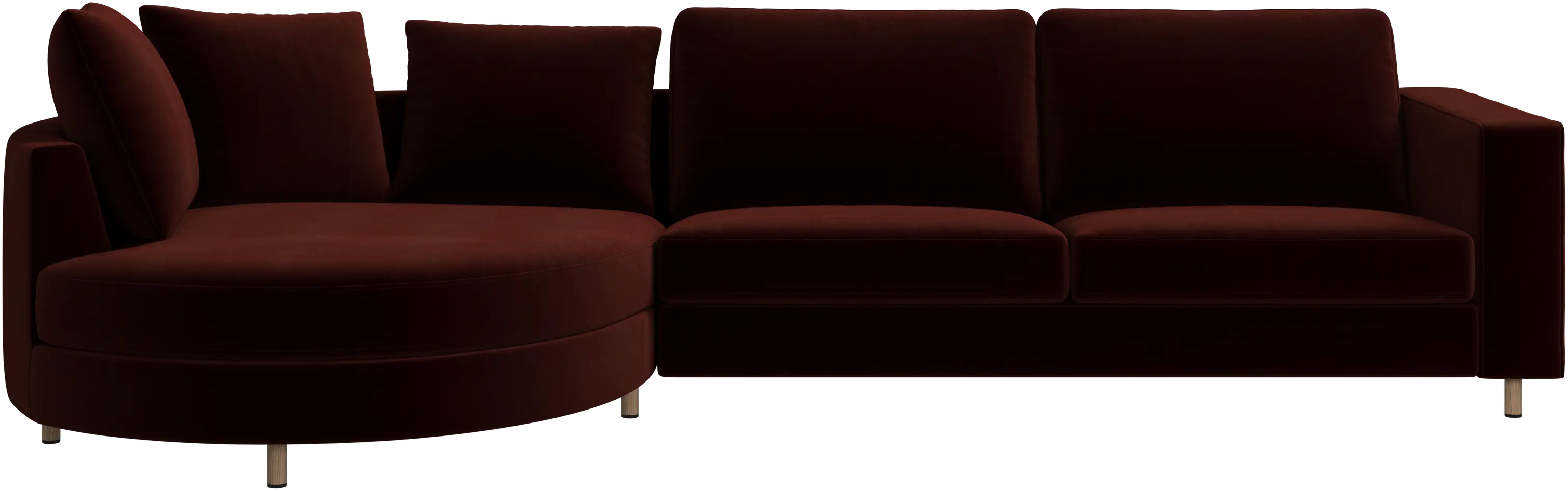 Indivi sofa with chaise longue left
