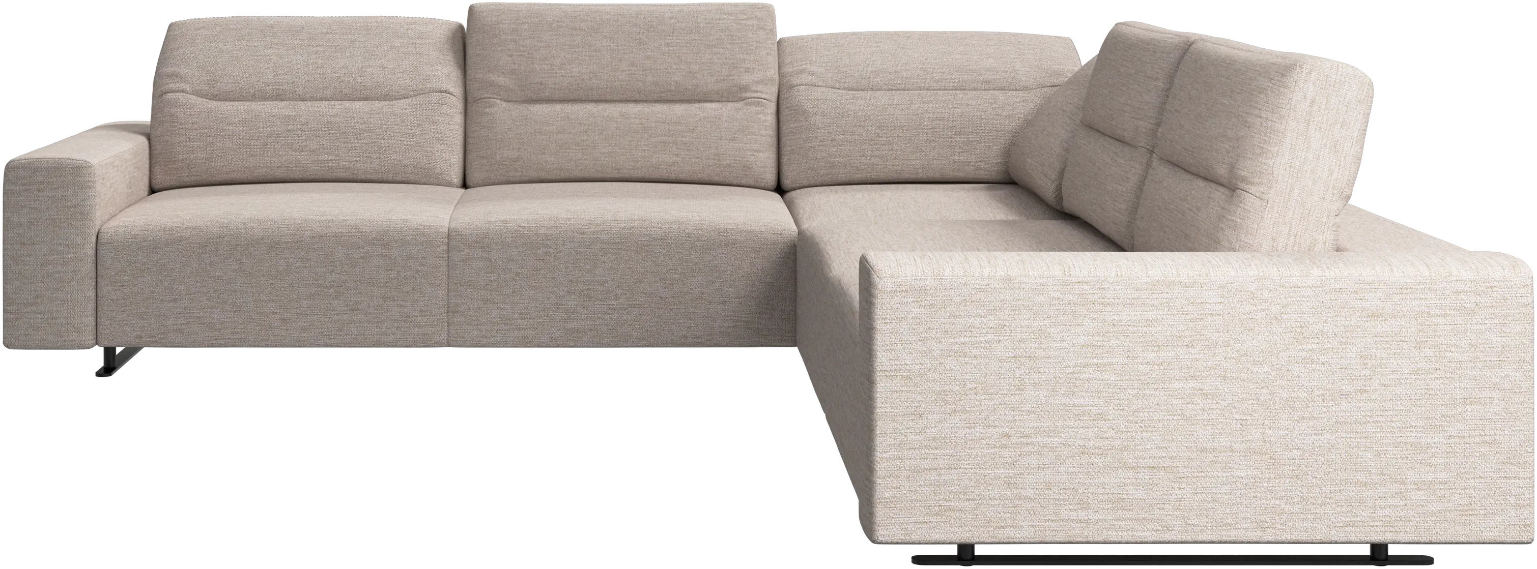 Hampton corner sofa with adjustable back