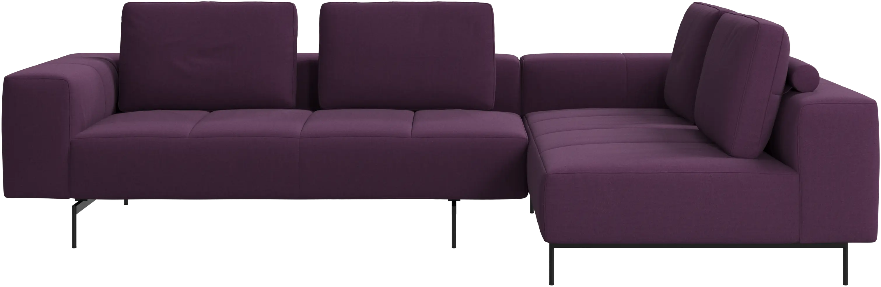 Amsterdam corner sofa with lounging unit