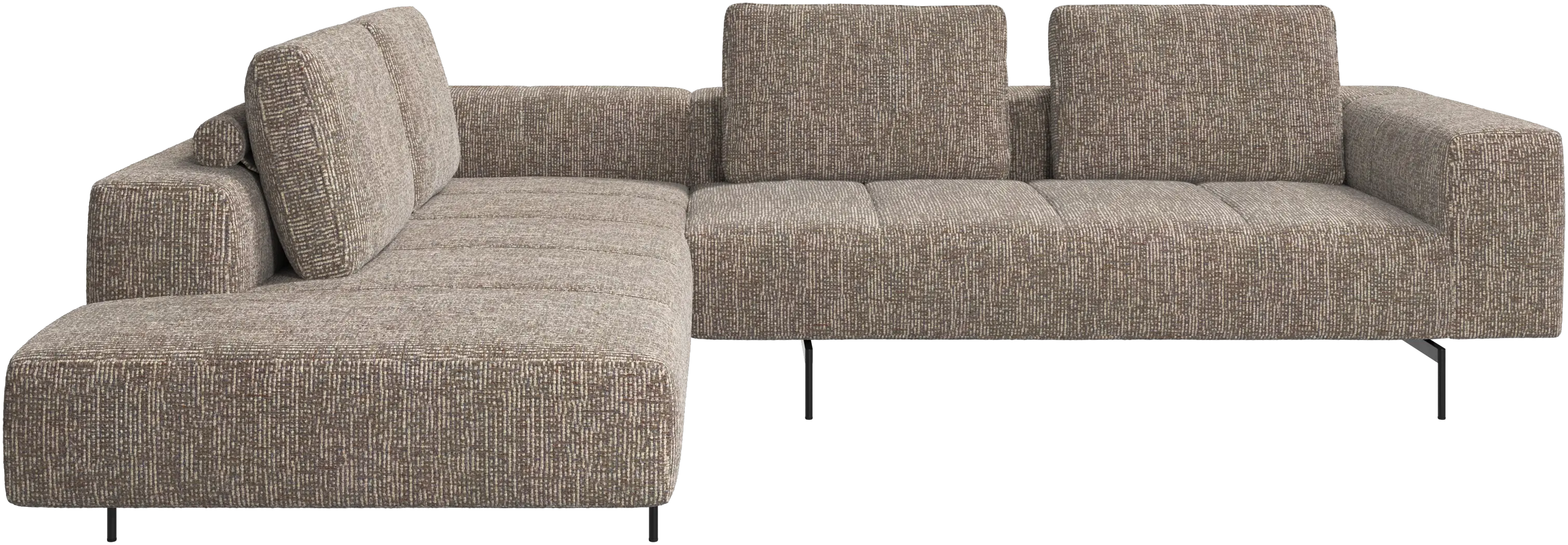 Amsterdam corner sofa with lounging unit