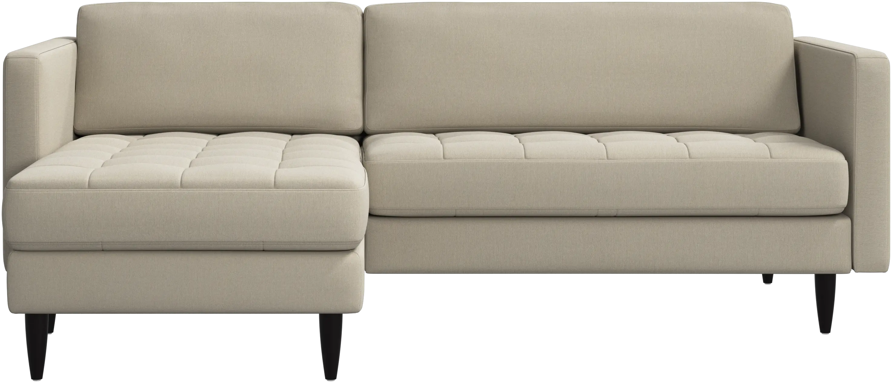 Osaka sofa with resting unit, tufted seat
