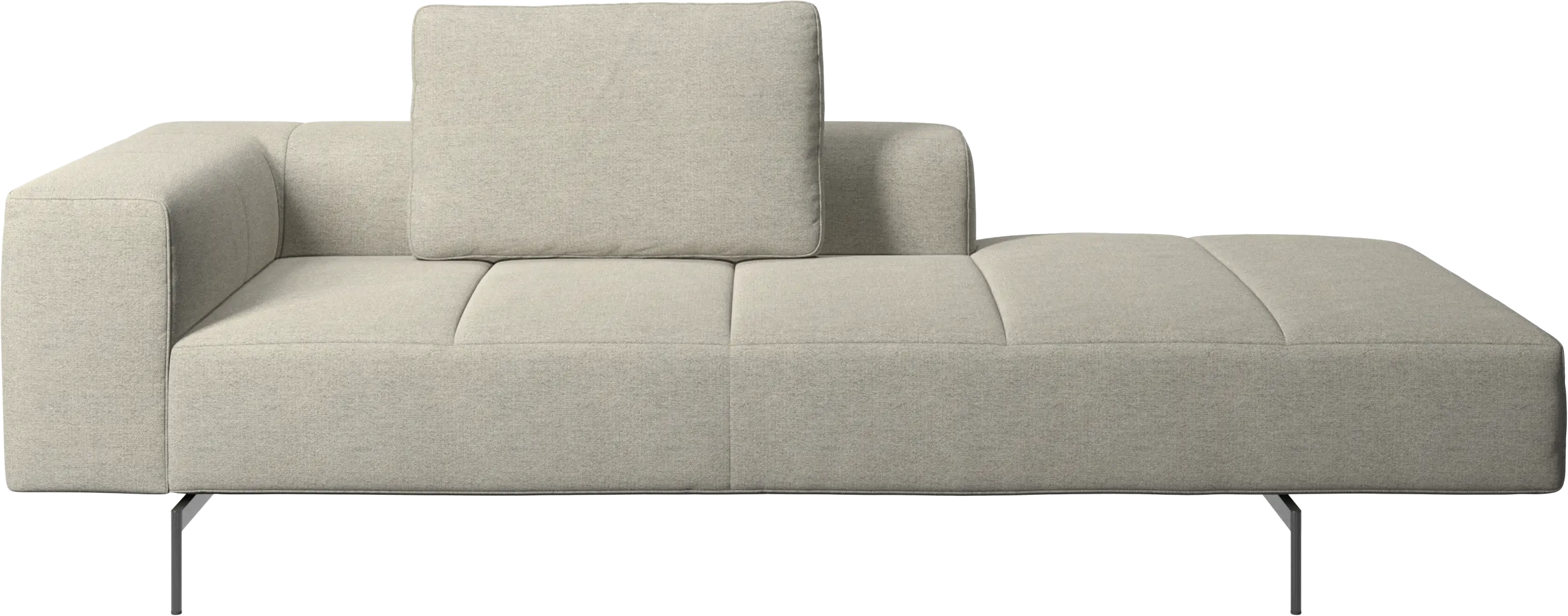Amsterdam Iounging module for sofa, armrest left, open end right
