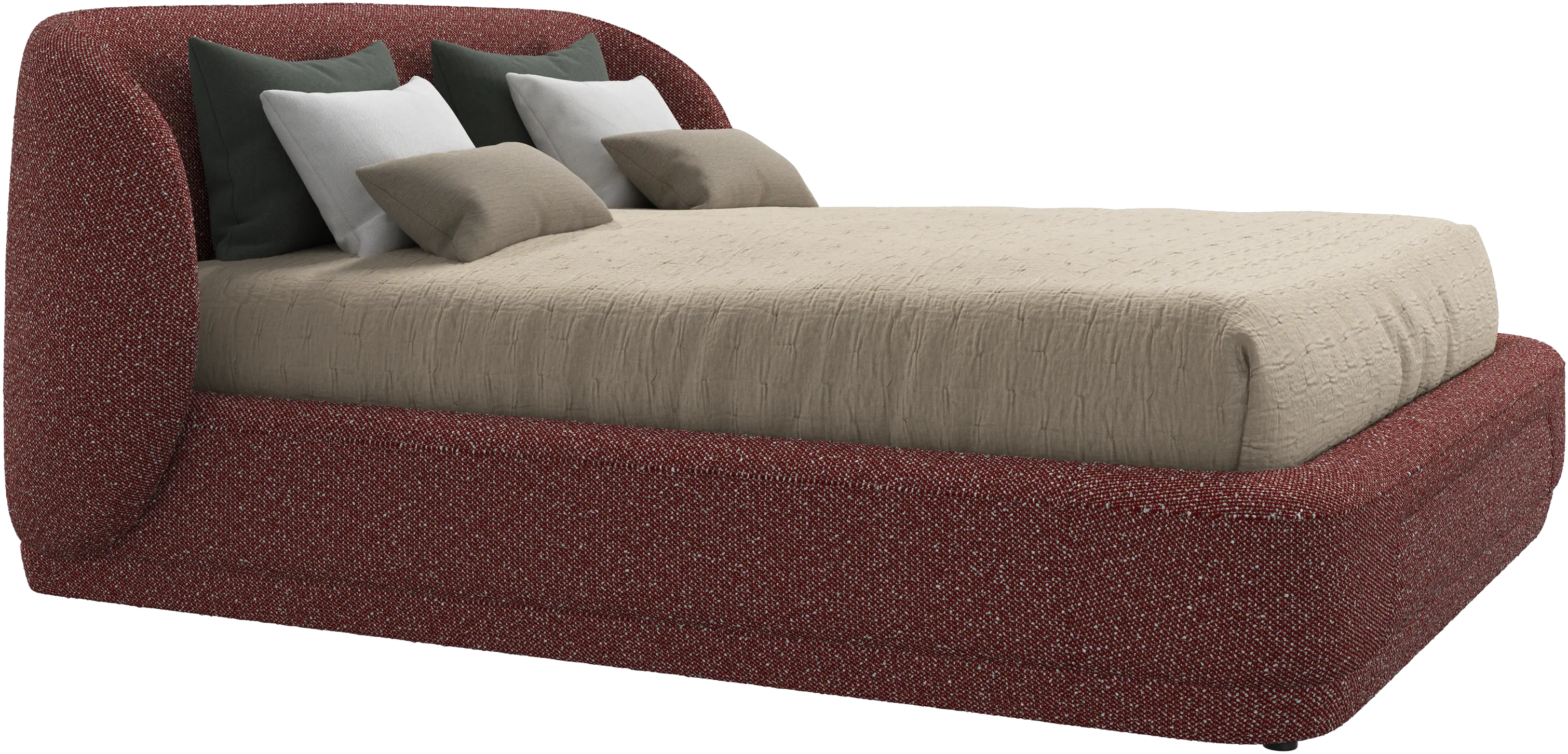 Bolzano bed with slats  - W152,5xL203cm