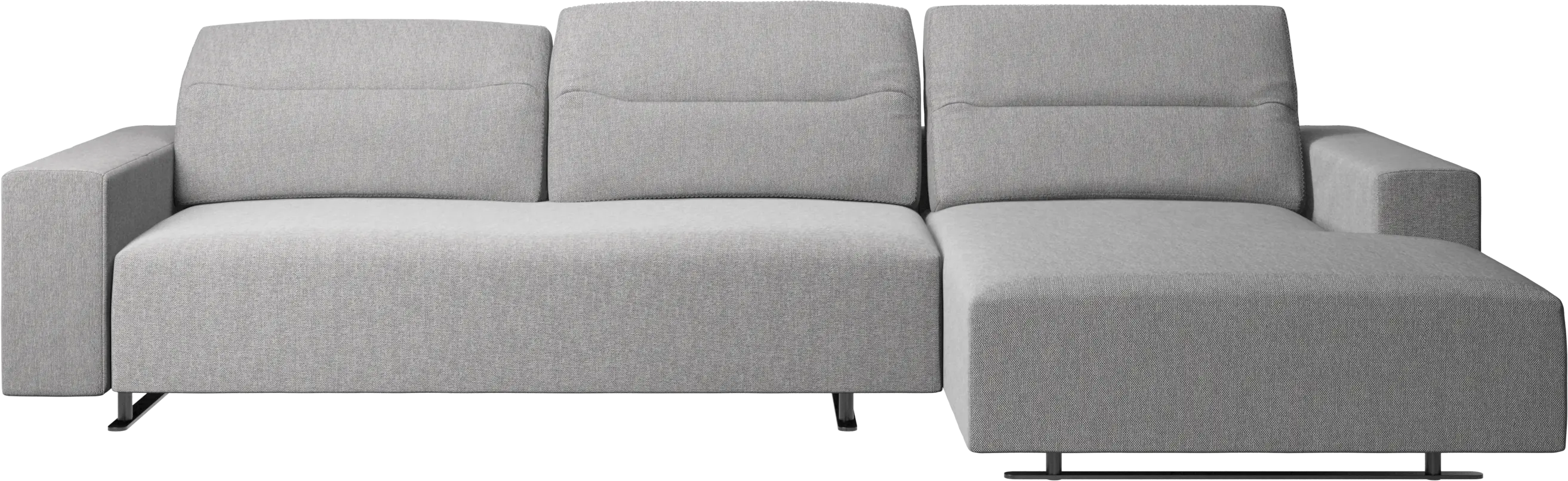 Hampton sofa with adjustable back and resting unit left side