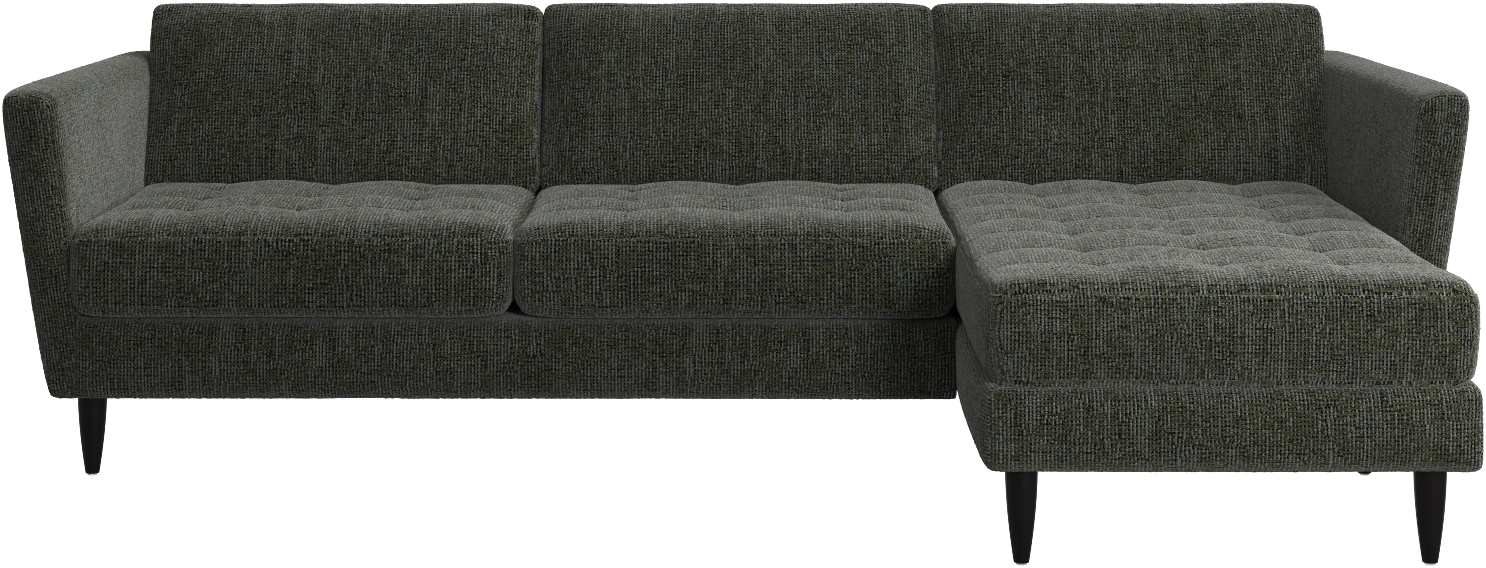 Osaka sofa with resting unit, tufted seat
