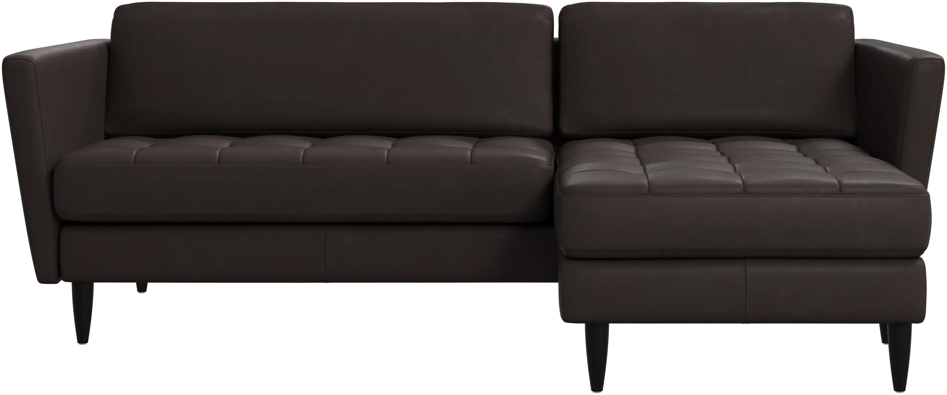 Osaka sofa with resting unit, tufted seat