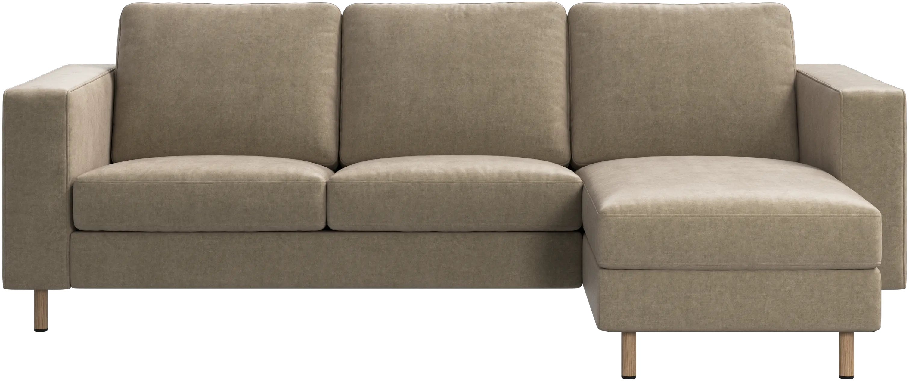 Sofá Indivi con módulo chaise-longue a la derecha