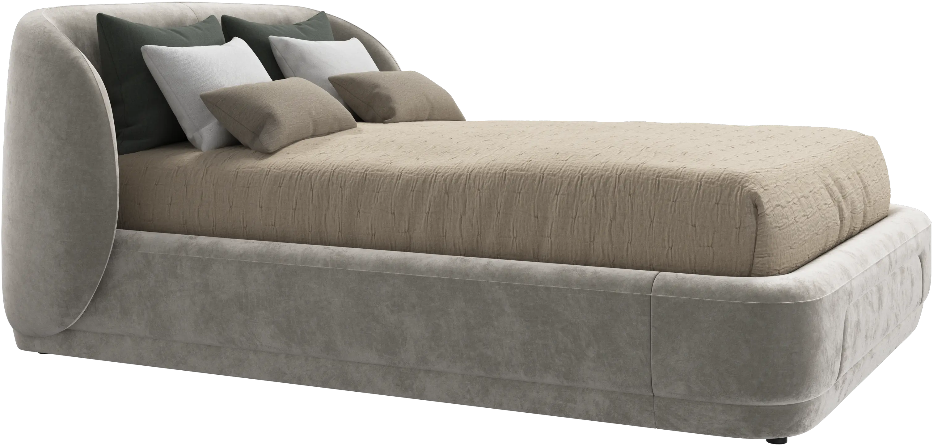 Bolzano bed with slats - W140xL200cm