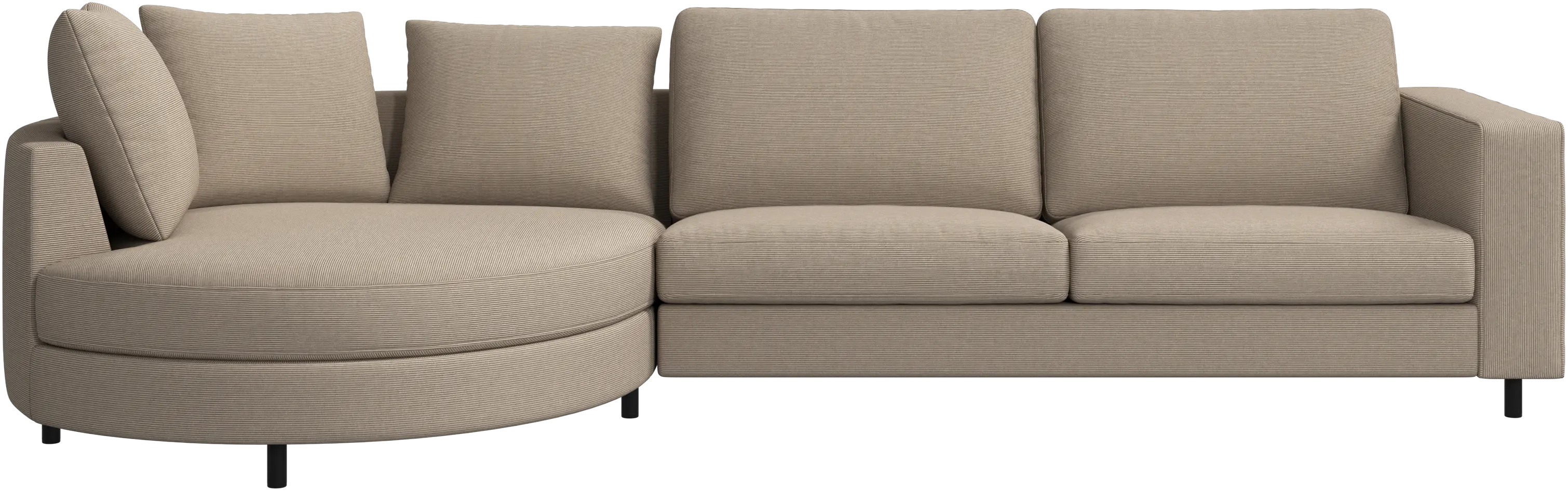Indivi sofa with chaise longue left