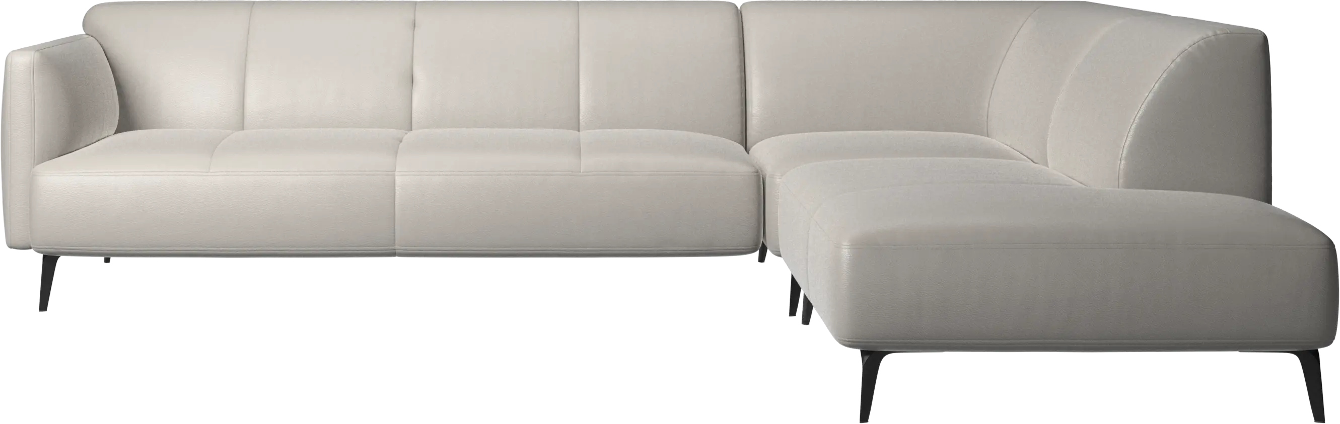 Modena corner sofa with lounging unit
