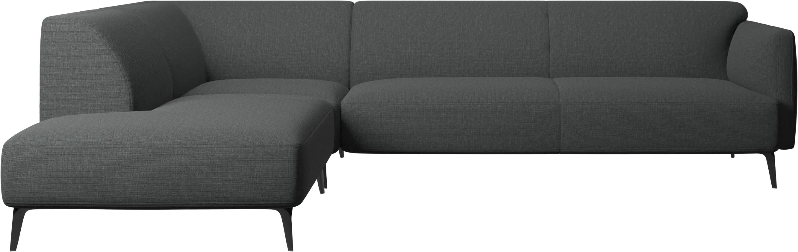 Modena corner sofa with lounging unit