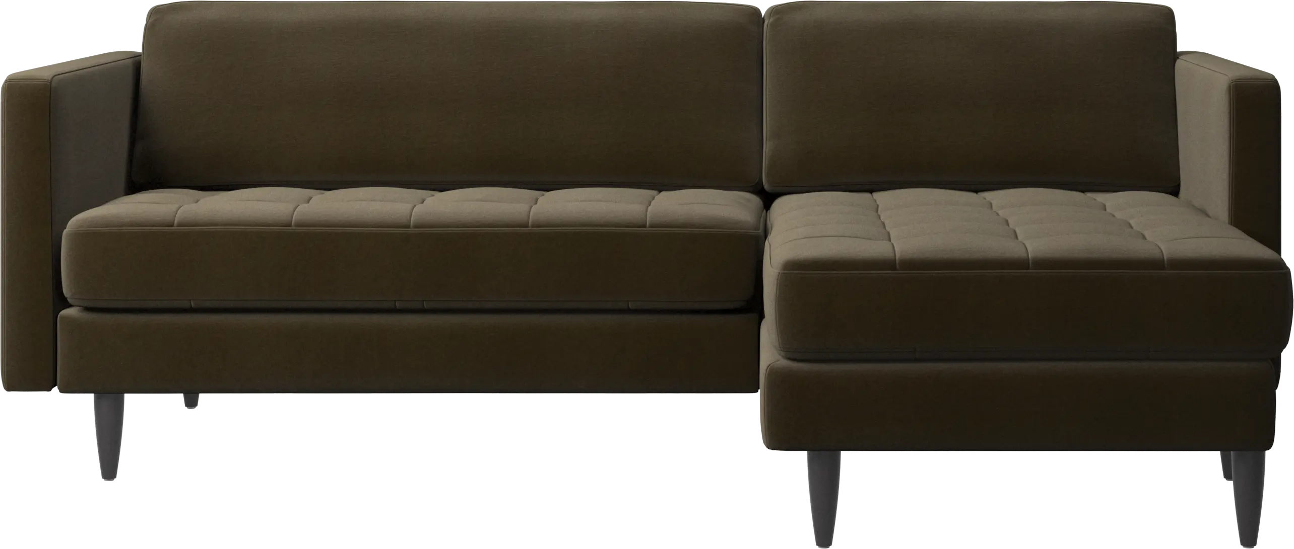 Osaka sofa with resting unit, tufted seat