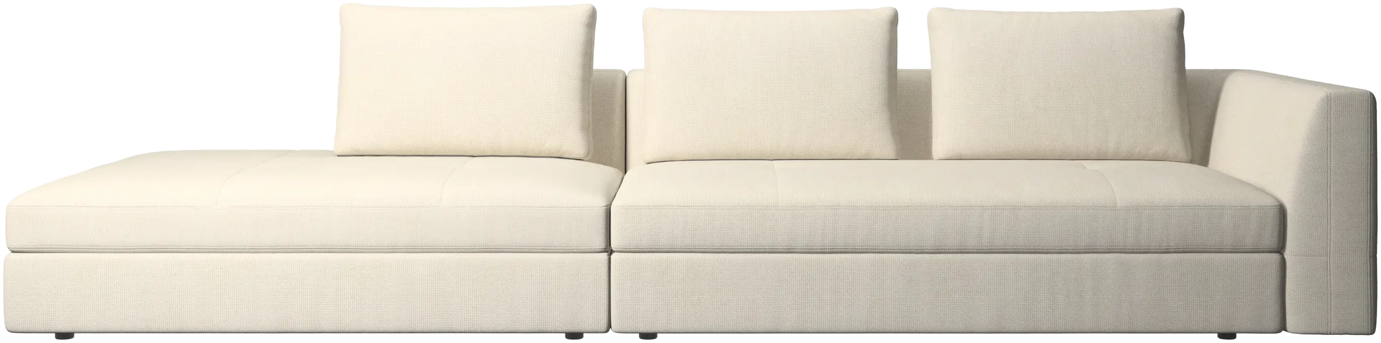 Bergamo sofa with lounging unit