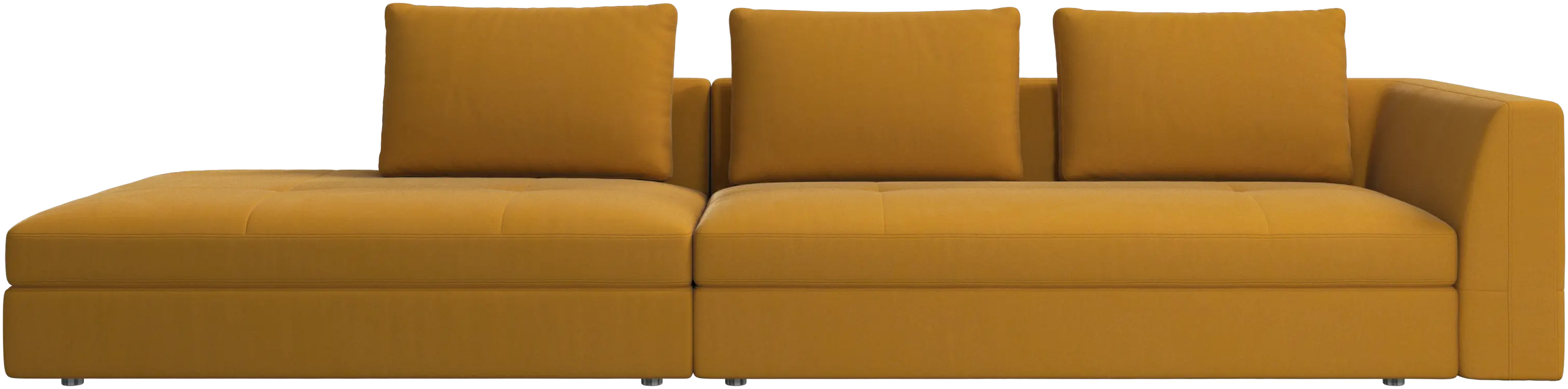 Bergamo sofa with lounging unit