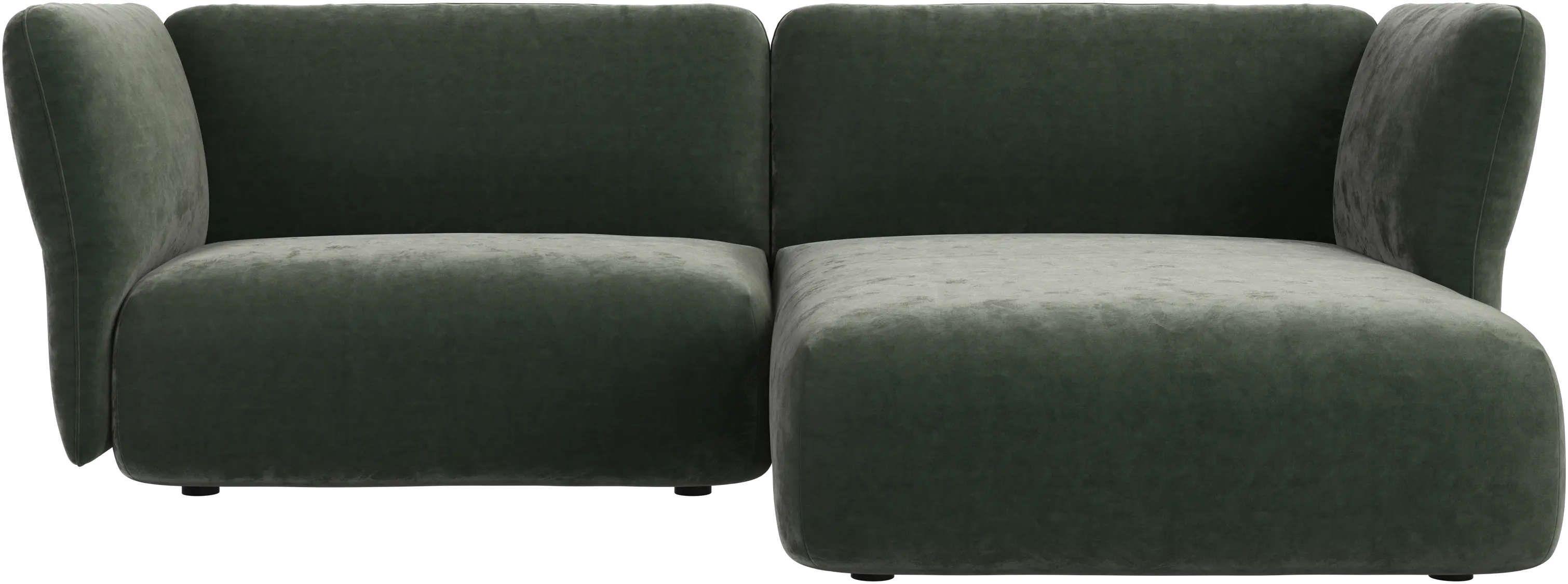 Paraggi 1.5-seater with chaise longue right