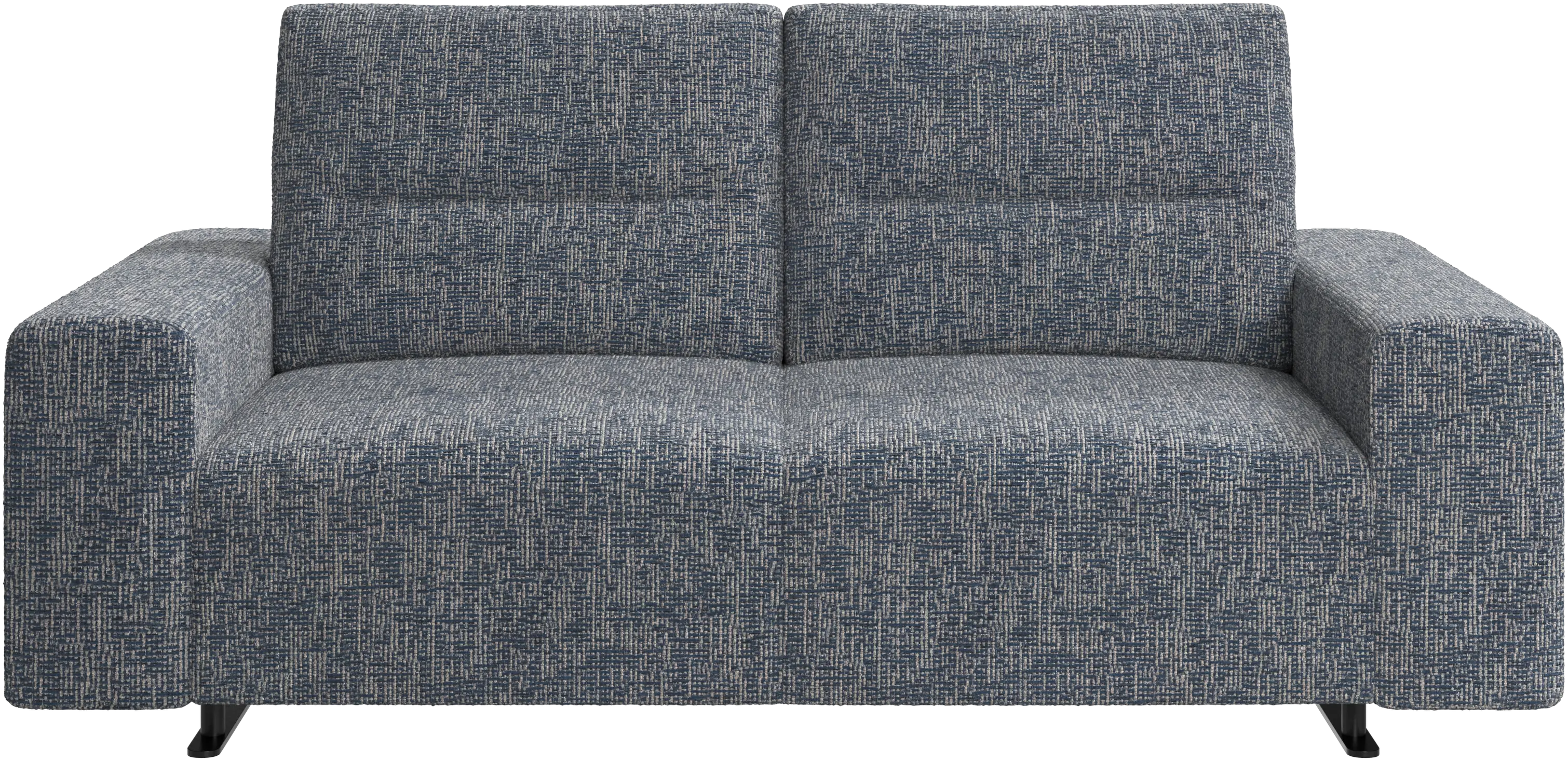 Hampton sofa with adjustable back and storage on the right side