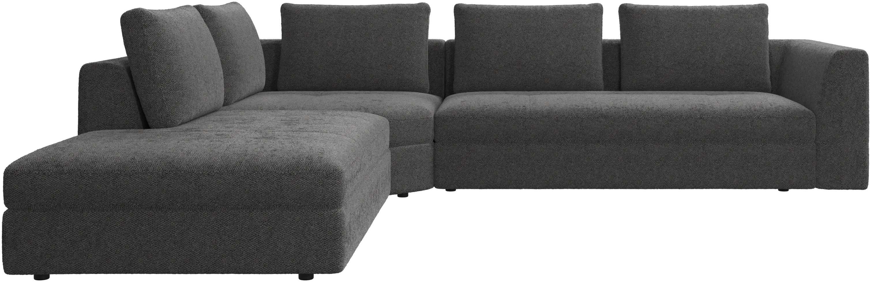Bergamo corner sofa with lounging unit