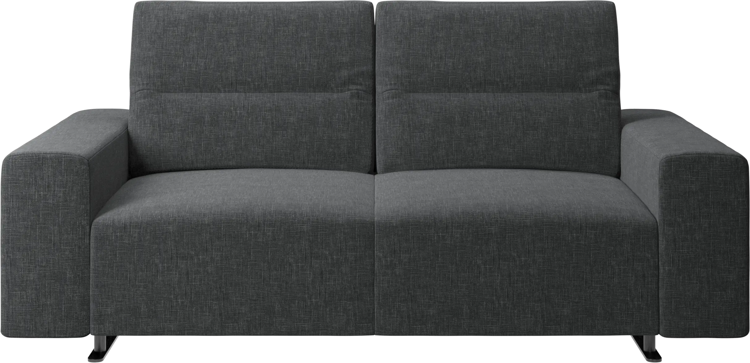 Hampton sofa with adjustable back and storage on the right side