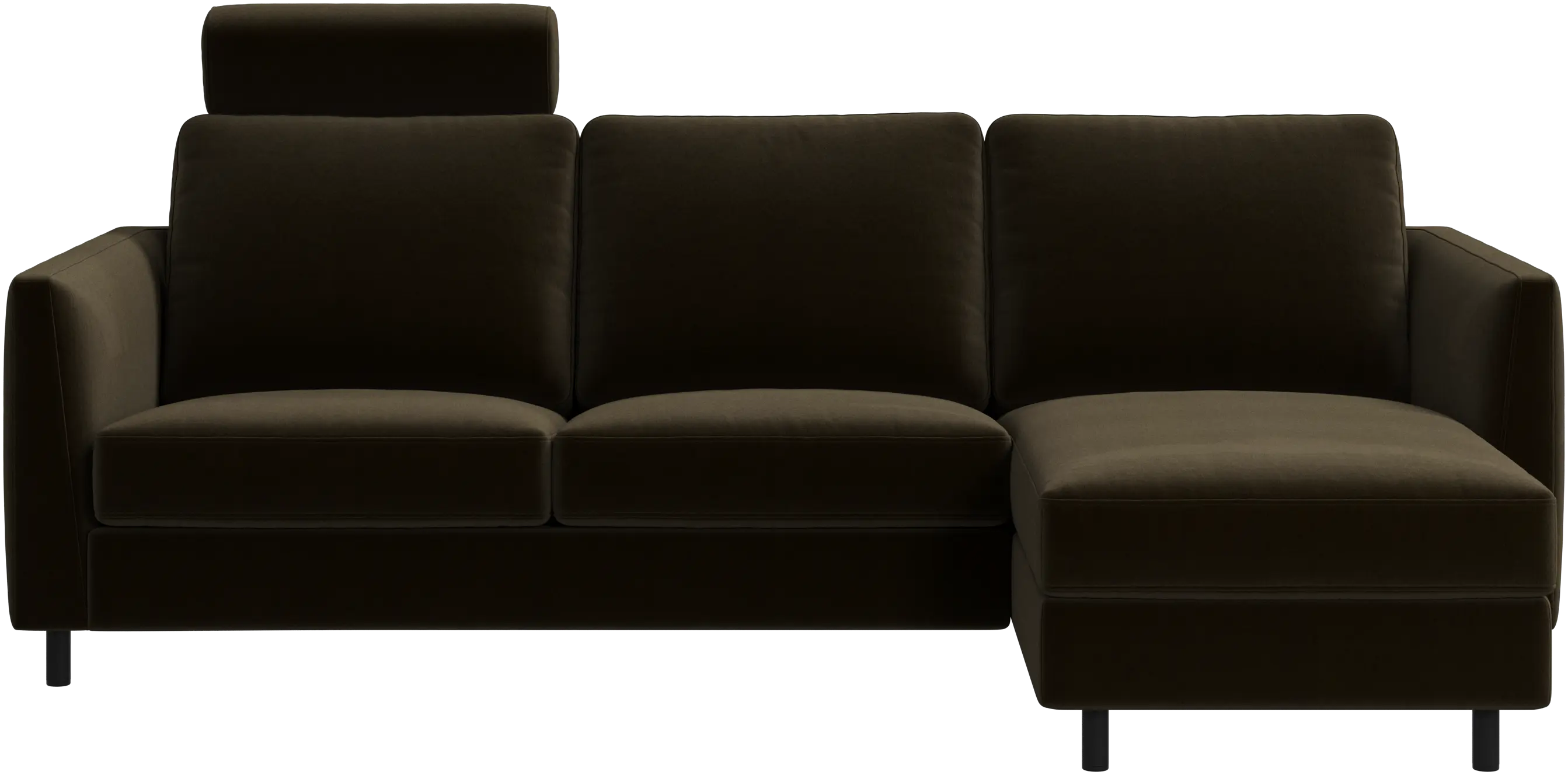 Sofá Indivi con módulo chaise-longue a la derecha