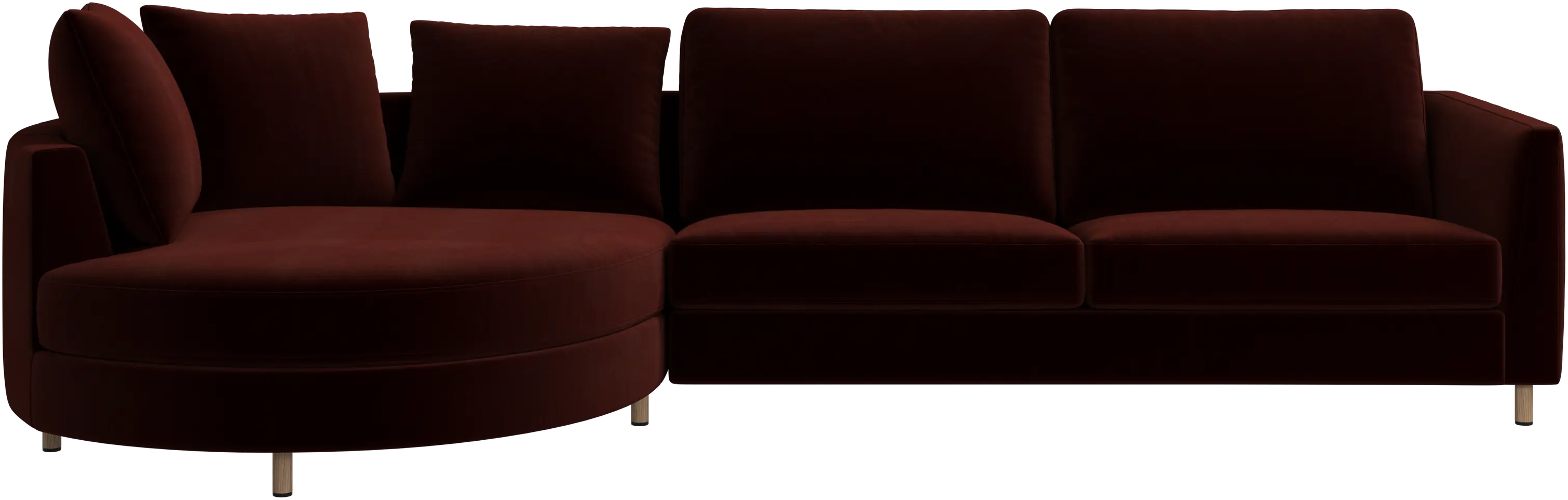 Indivi sofa with chaise longue left