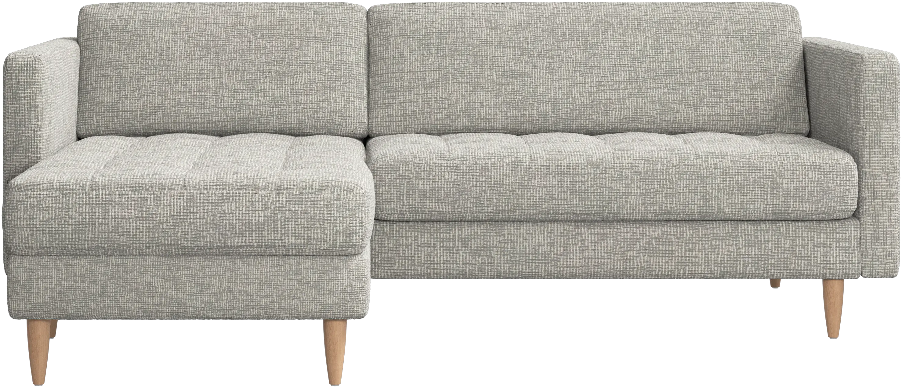 Osaka Sofa mit Ruhemodul, getuftete Sitzfläche