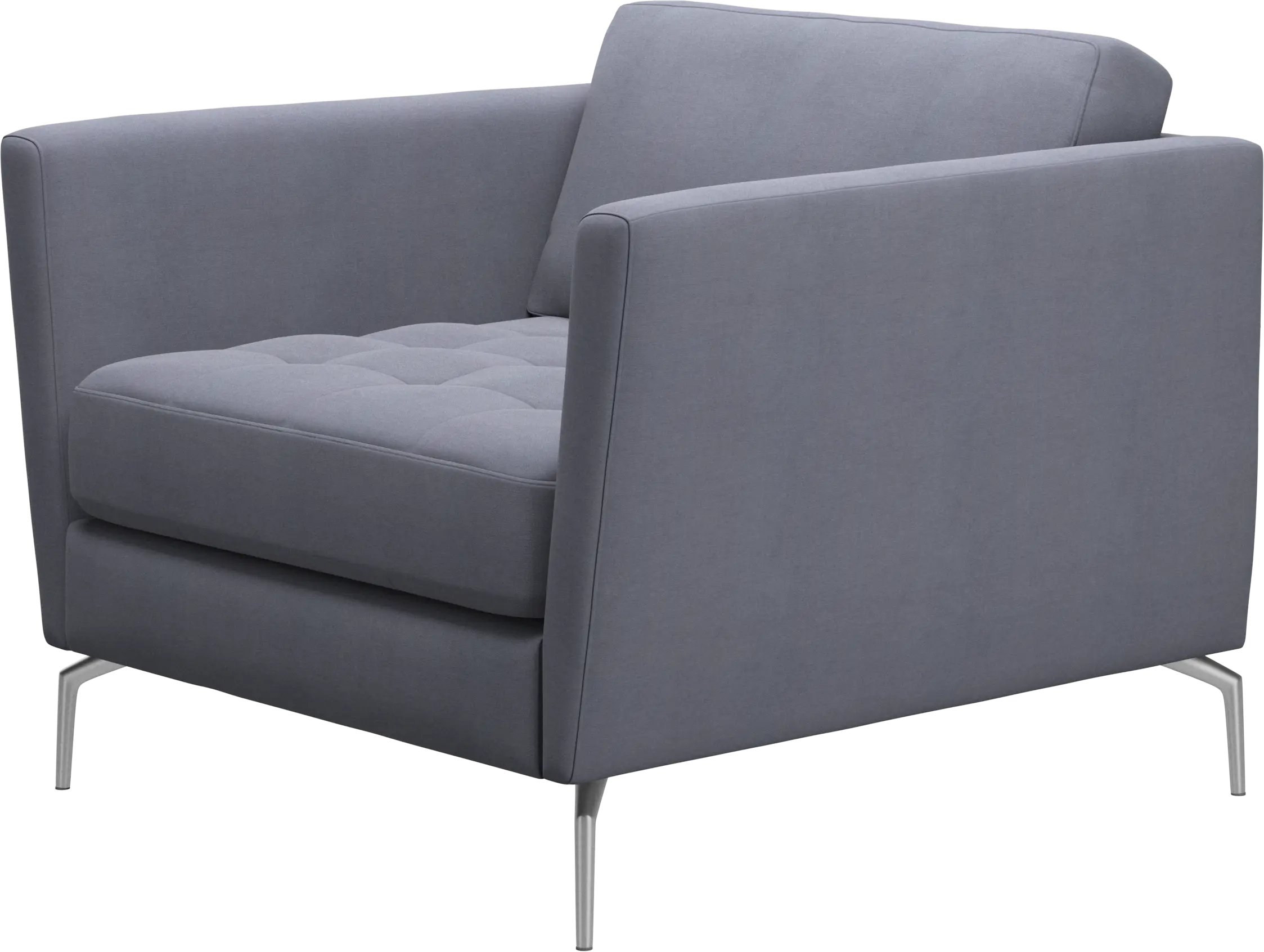 Osaka chair, tufted seat