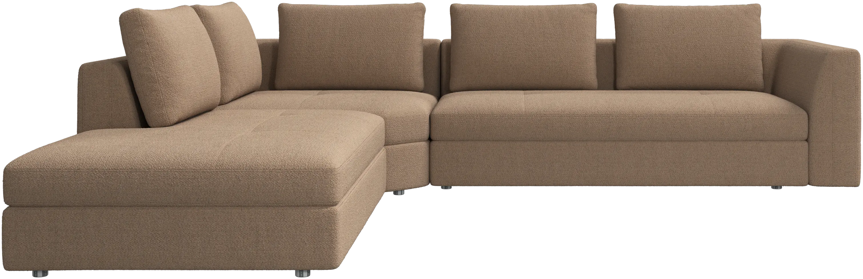 Bergamo hjørnesofa med loungemodul