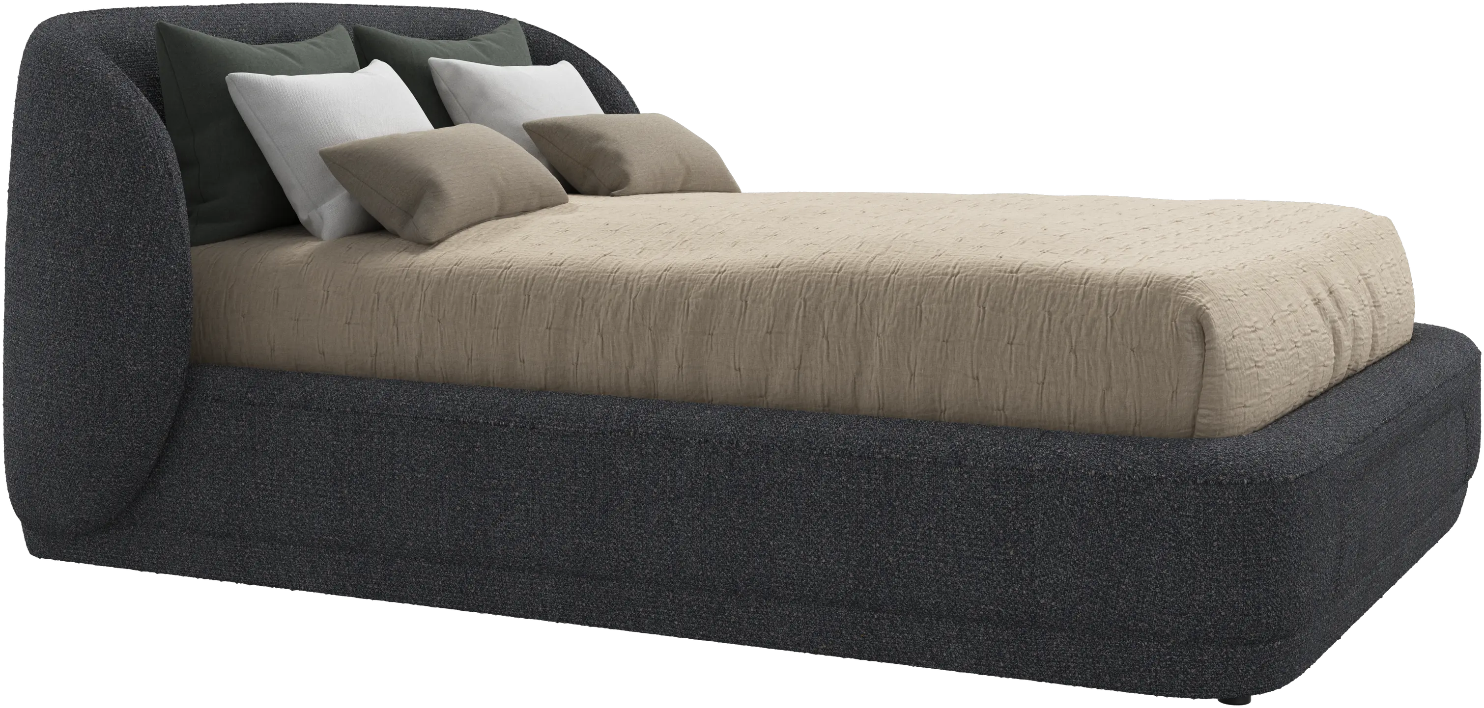 Lit Bolzano avec sommier à lattes – l140xL190 cm