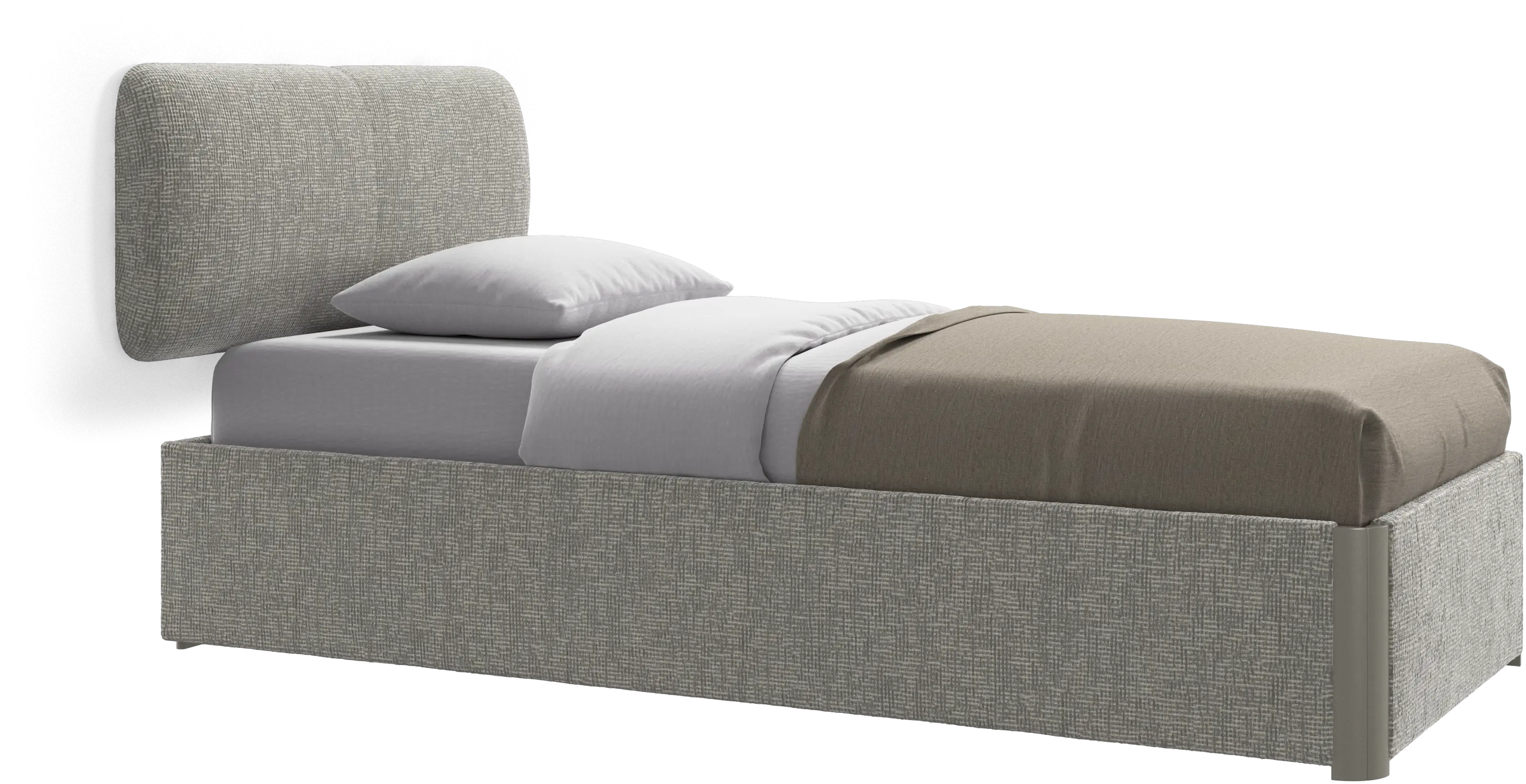 Element bed, wall-mounted headboard, without slats, excl. mattress