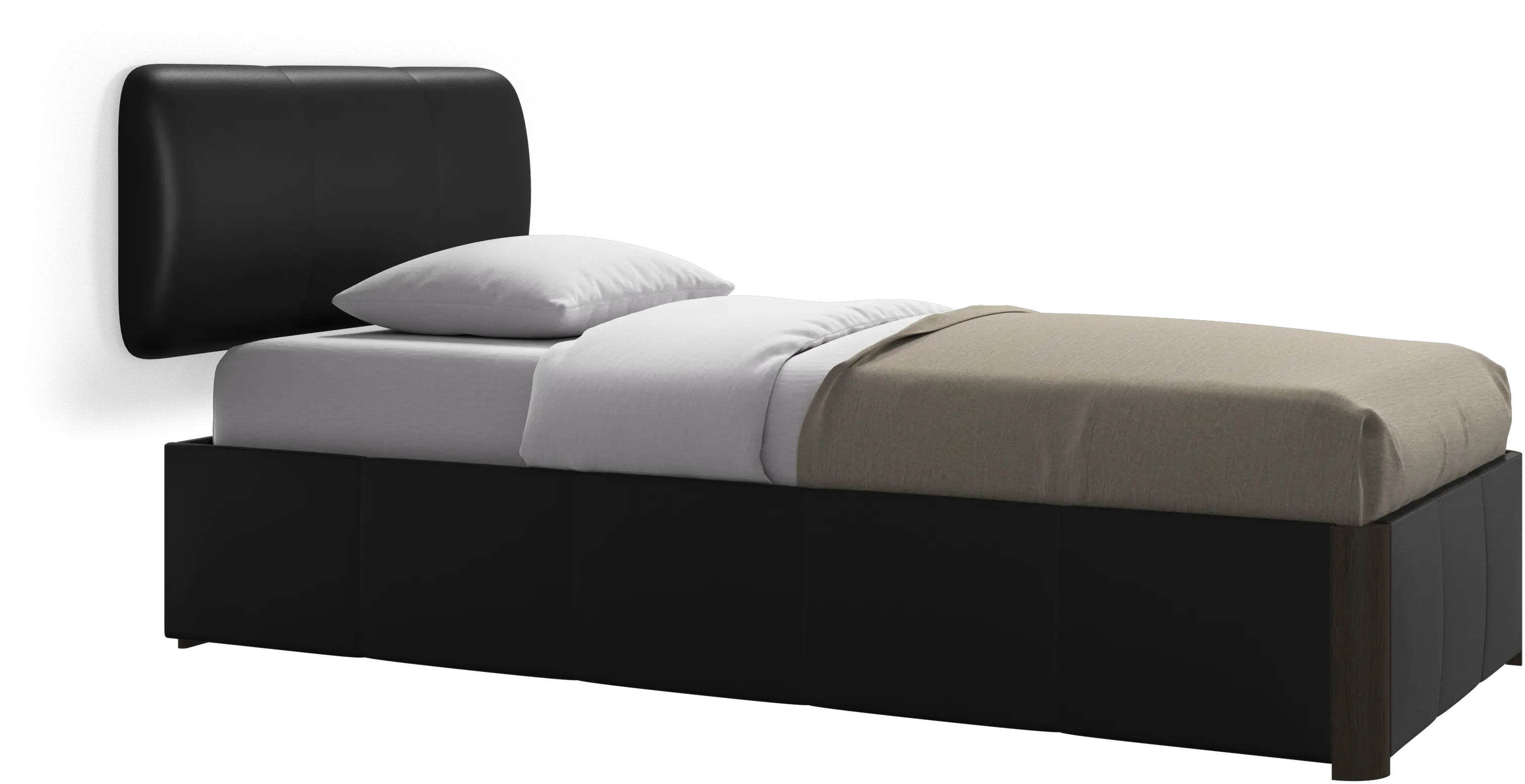 Element seng, vægmonteret sengegavl, uden lameller, ekskl. madras