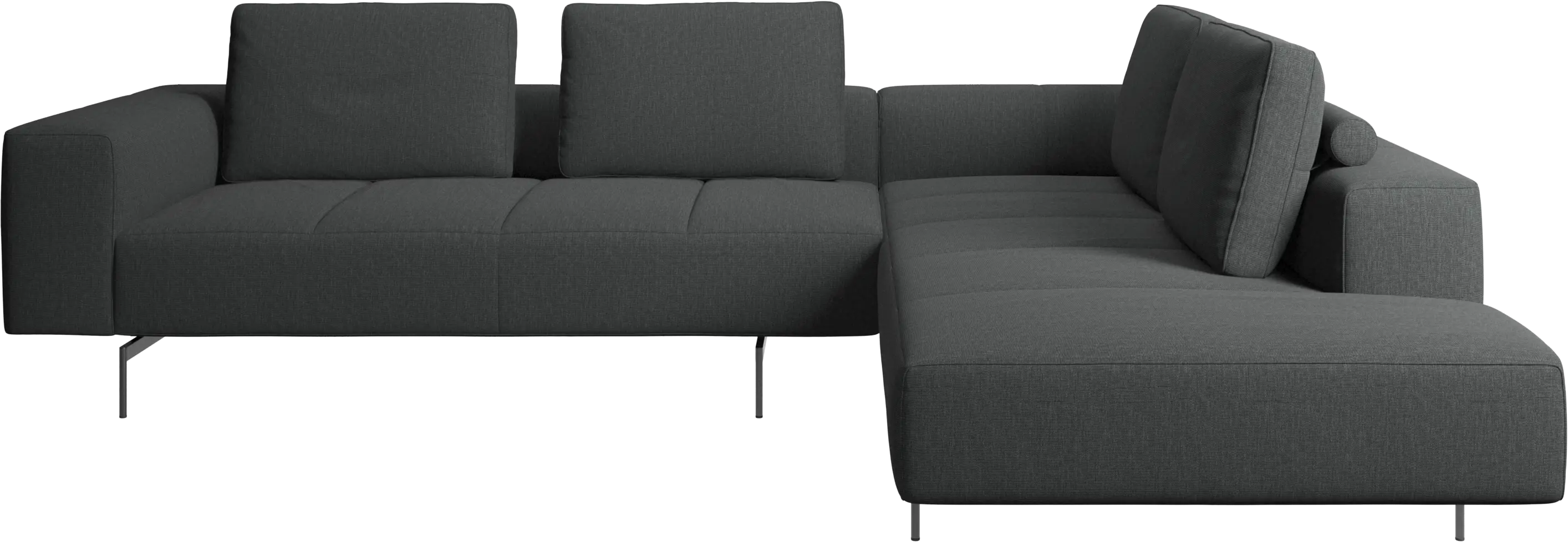 Amsterdam corner sofa with lounging unit