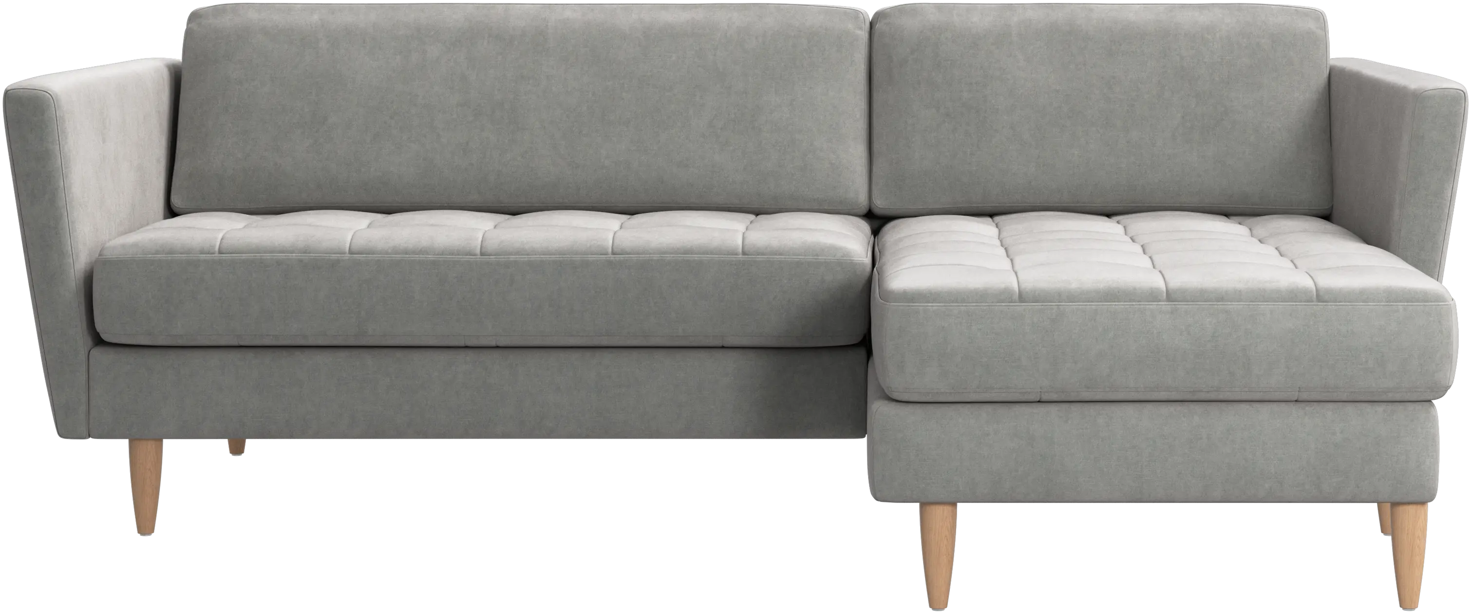 Osaka sofa with resting unit, tufted seat