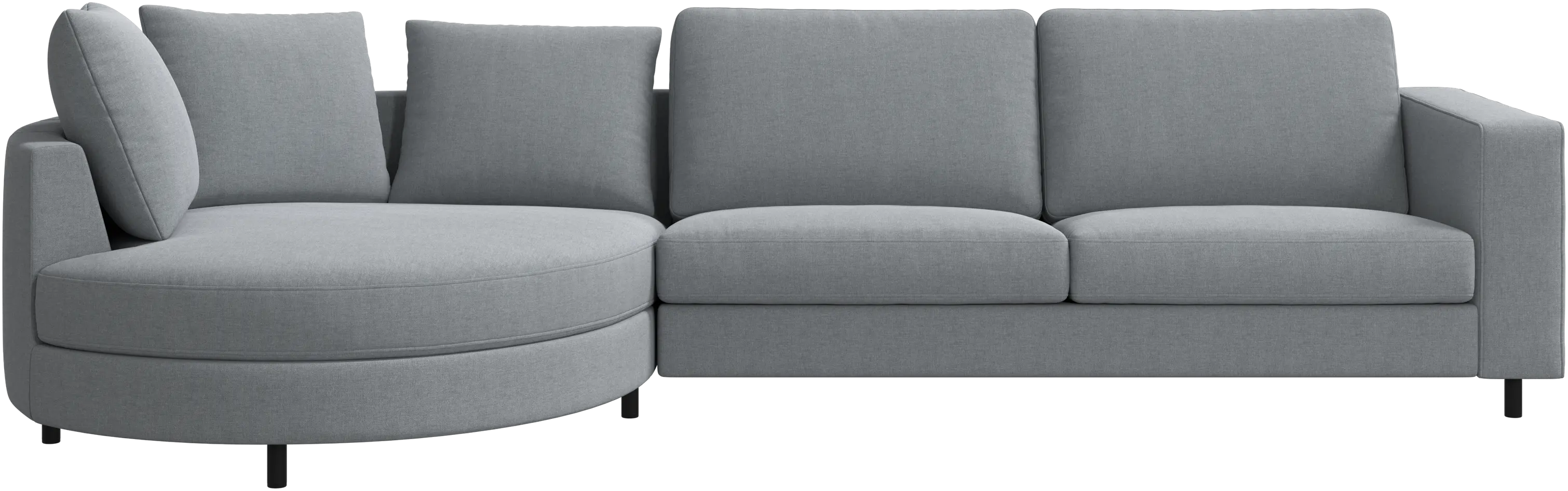 Indivi sofa with chaise longue left