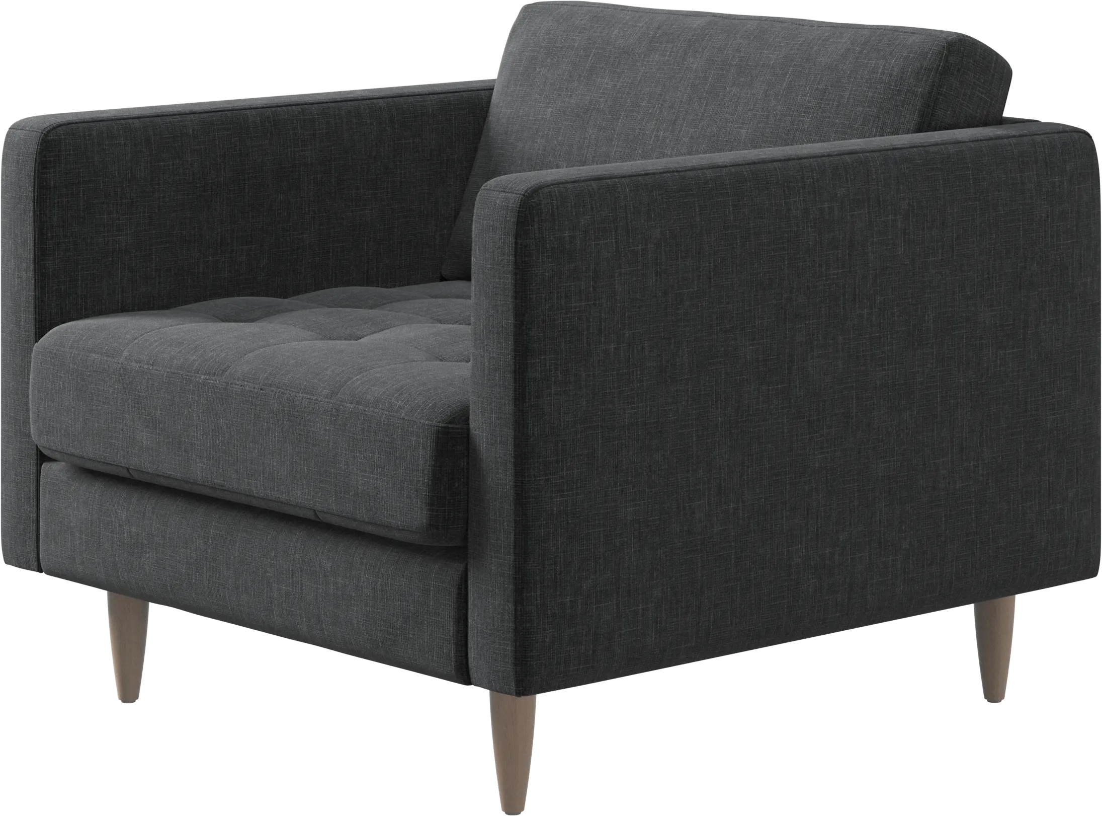 Osaka chair, tufted seat