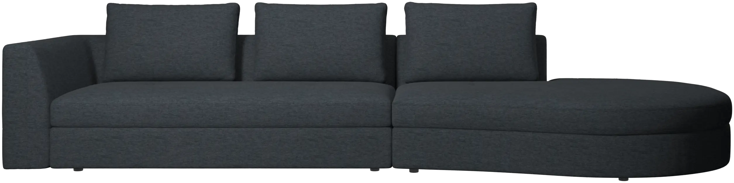 Bergamo Sofa mit rundem Loungemodul, Rechts