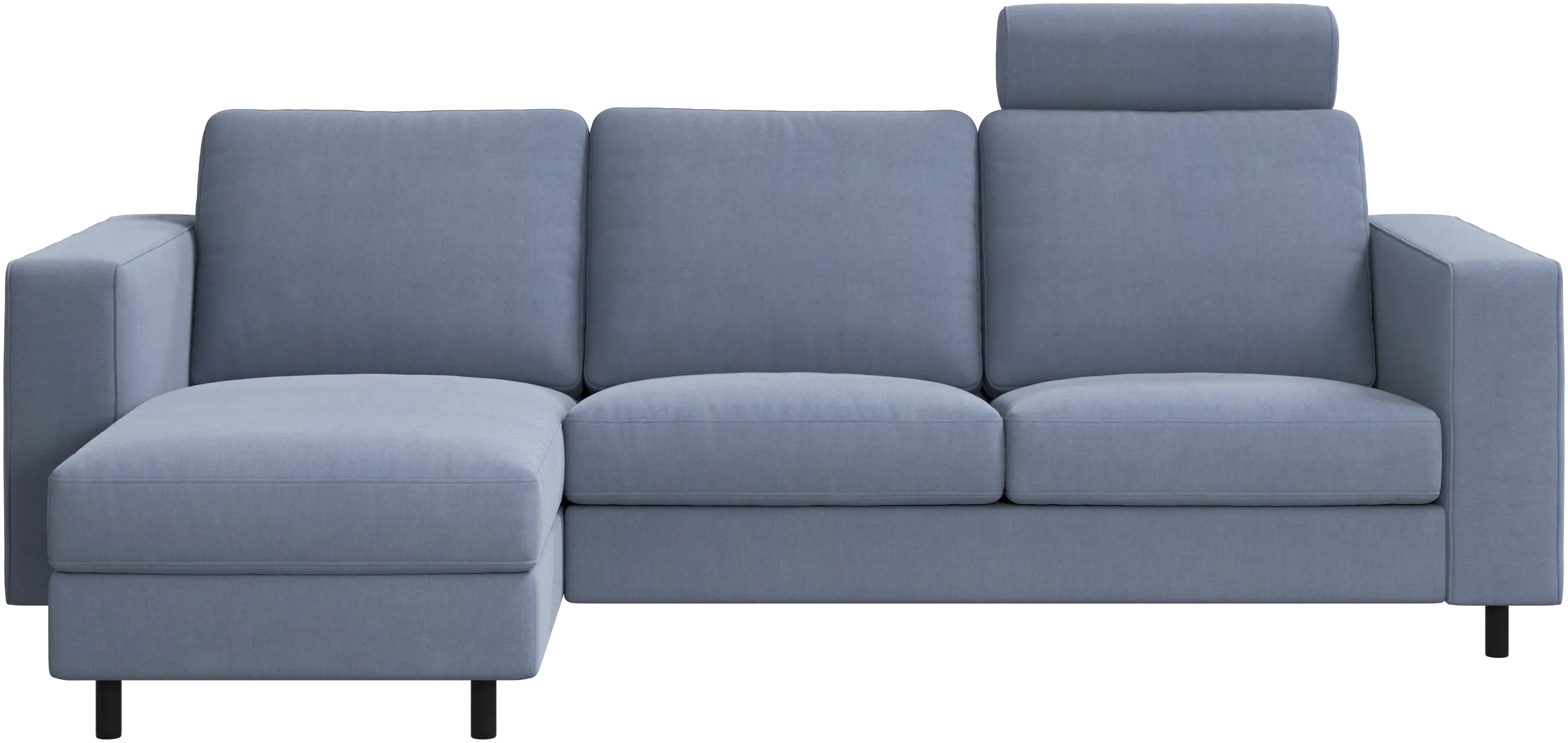 Sofá Indivi com chaise longue à esquerda