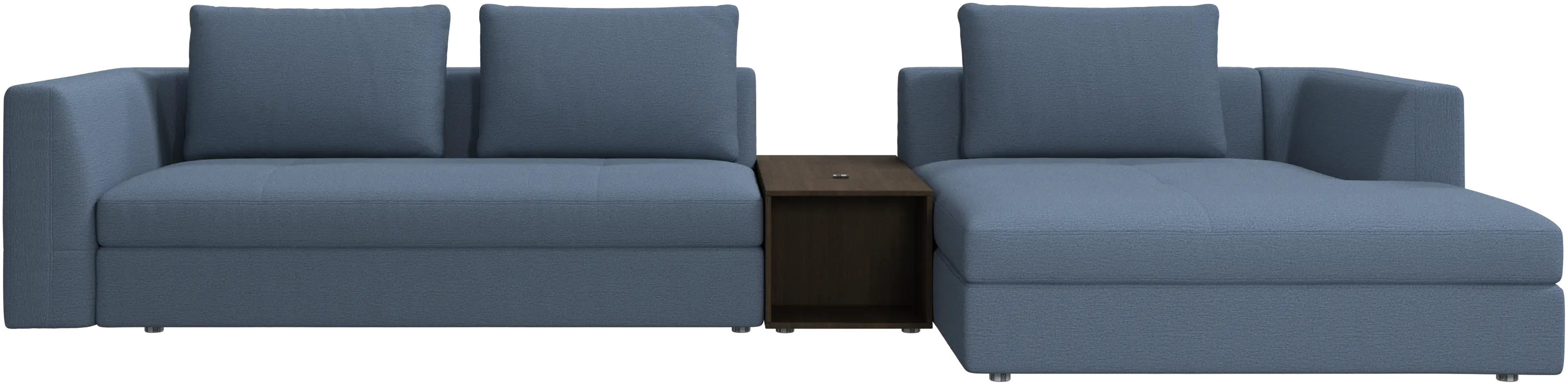 Bergamo カウチソファ(収納付き)