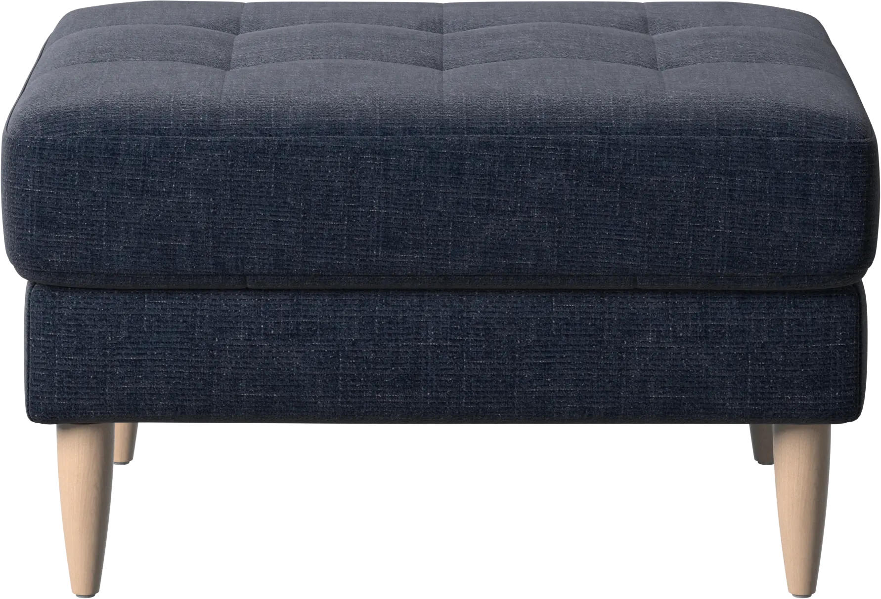 Osaka footstool, tufted seat