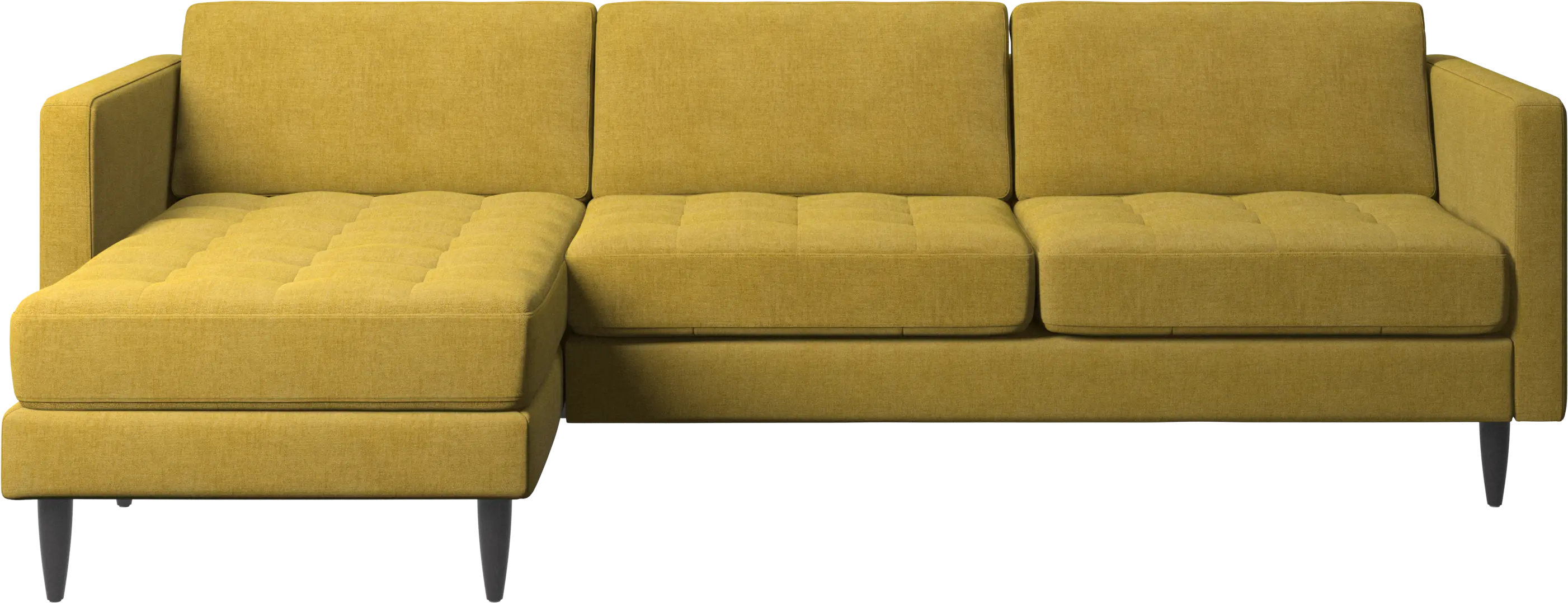 Osaka sofa with resting unit, tufted seat