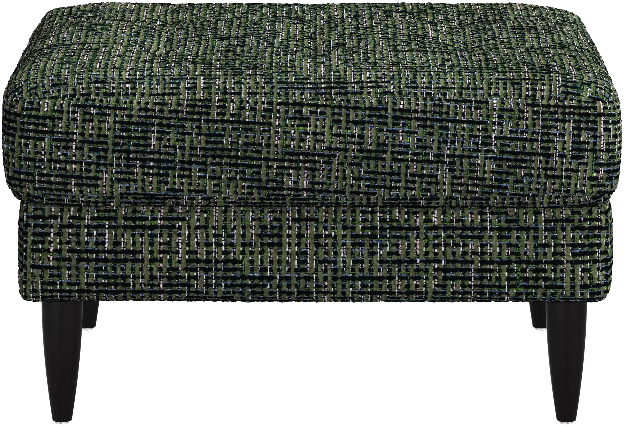 Osaka footstool, tufted seat